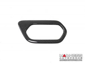 Alfa Romeo Giulia Front Sensor Frame Cover - Carbon Fiber - Quadrifoglio